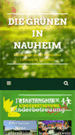 Mobile Screenshot of gruene-nauheim.de