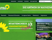 Tablet Screenshot of gruene-nauheim.de